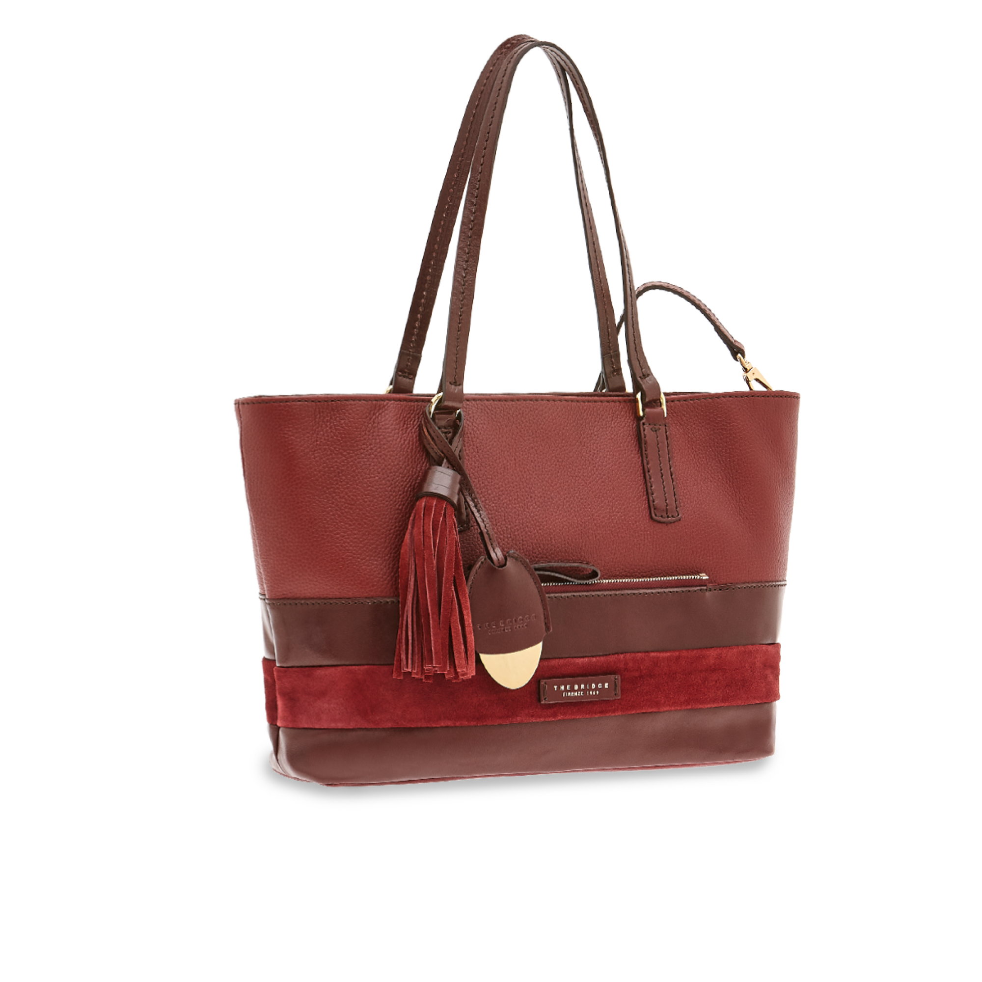 The Bridge Borsa Doppia Funzione Rosso Rubino/oro 0476598Y.8K