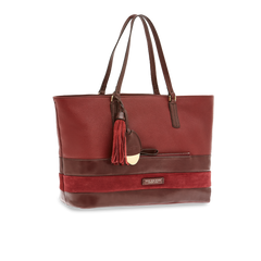 The Bridge Shopper Rosso Rubino/oro 0476698Y.8K borsa the bridge