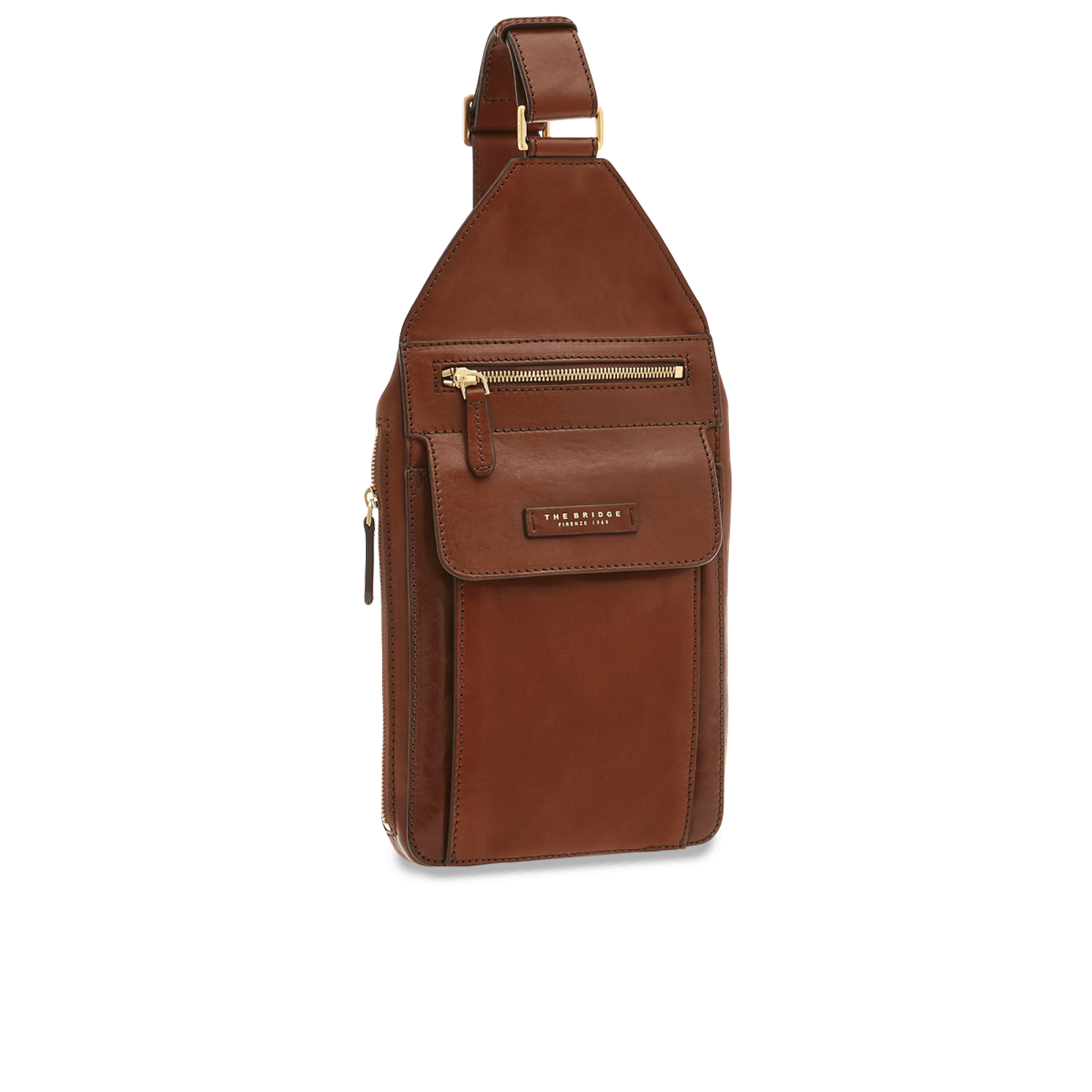 Borsa a Tracolla The Bridge Marrone/Oro 05310201.14