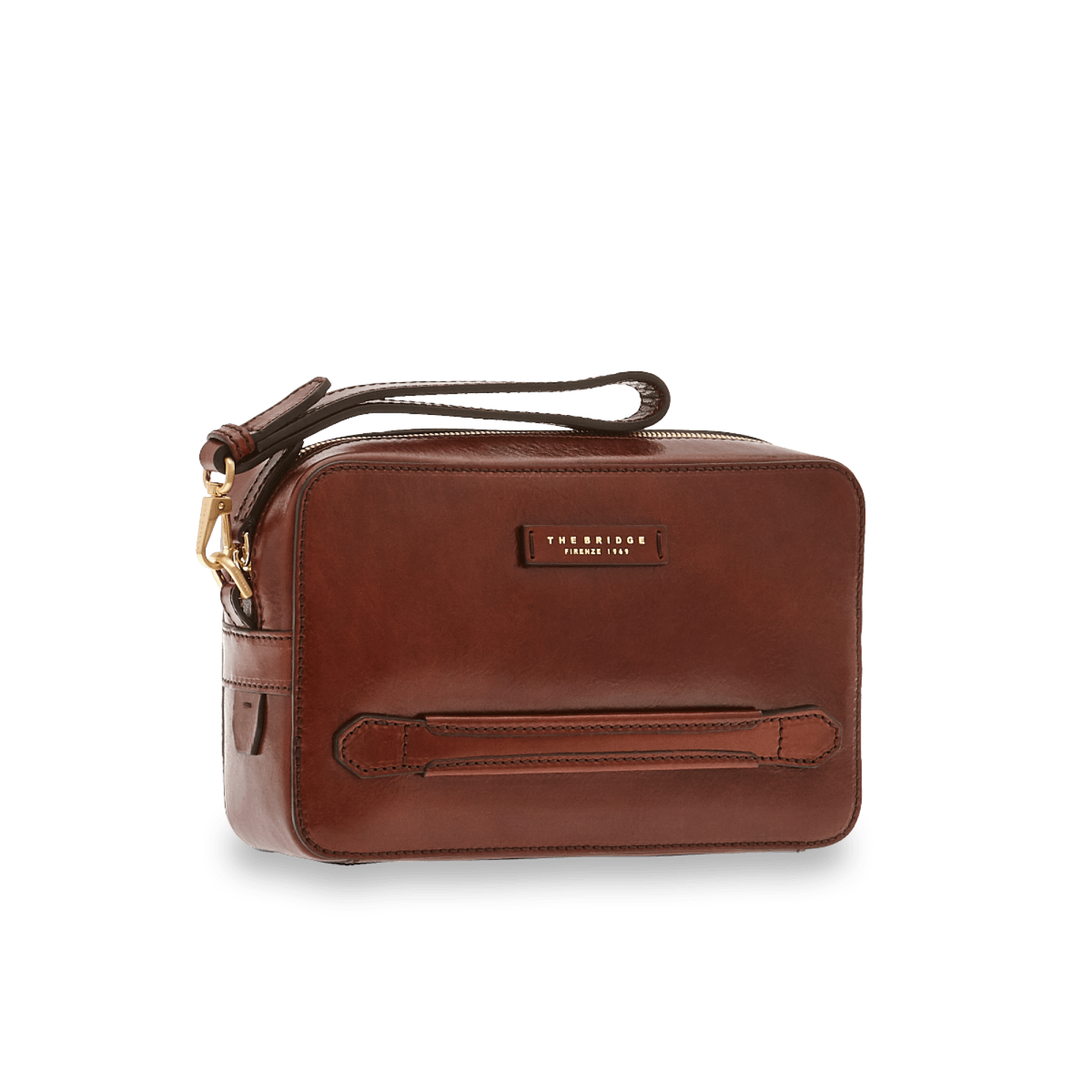 The Bridge, men's bag marrone/oro 05333001.14