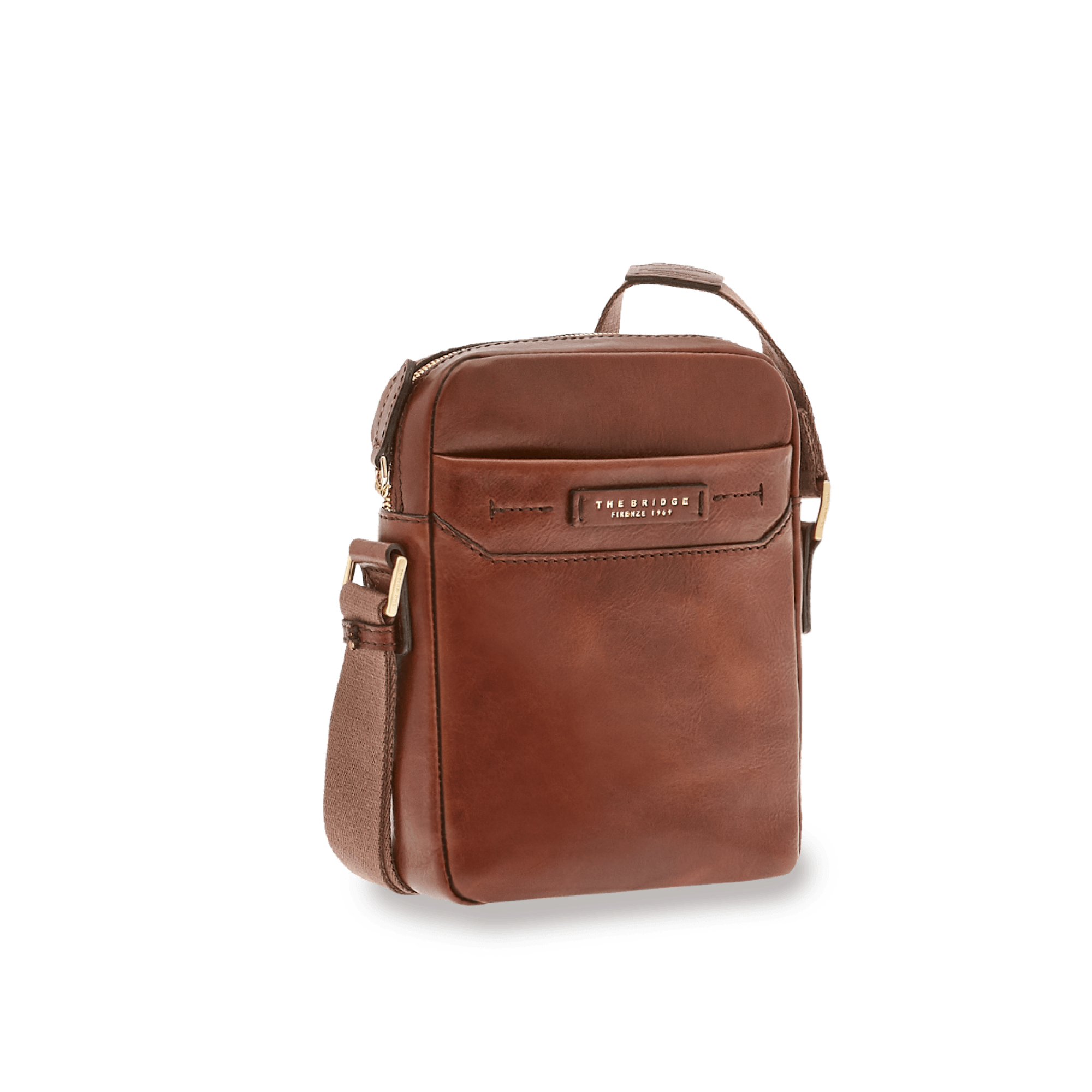 The Bridge, men's bag marrone/oro 0541006O.14
