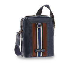 The Bridge Men's Shoulder Bag Blu Cobalto/rutenio Scuro 0549094N.9E borsello the bridge
