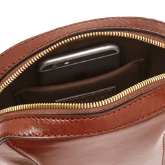 The Bridge Men's Shoulder Bag Marrone/oro 05530901.14