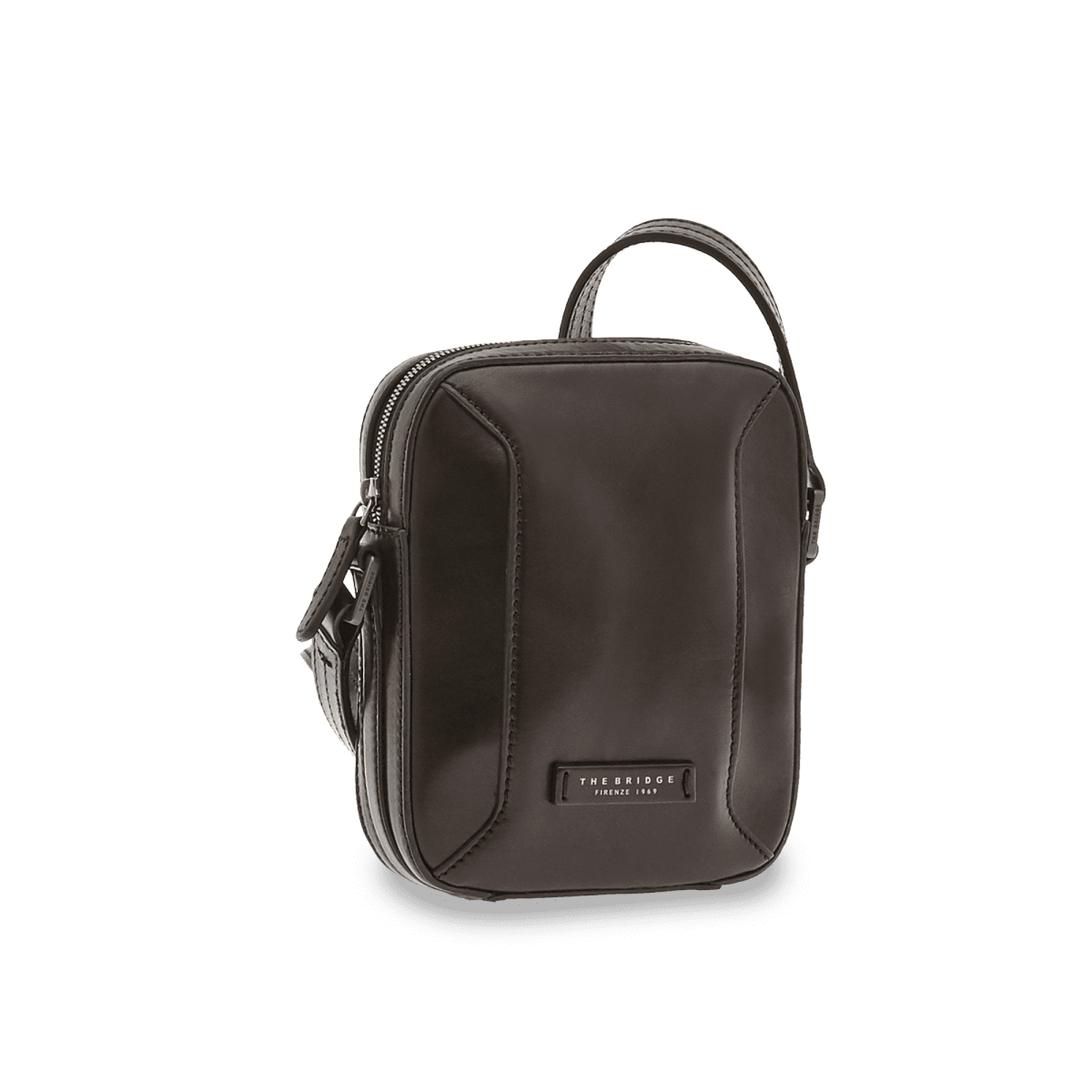 The Bridge Men's Shoulder Bag Nero/rutenio 05530901.7R