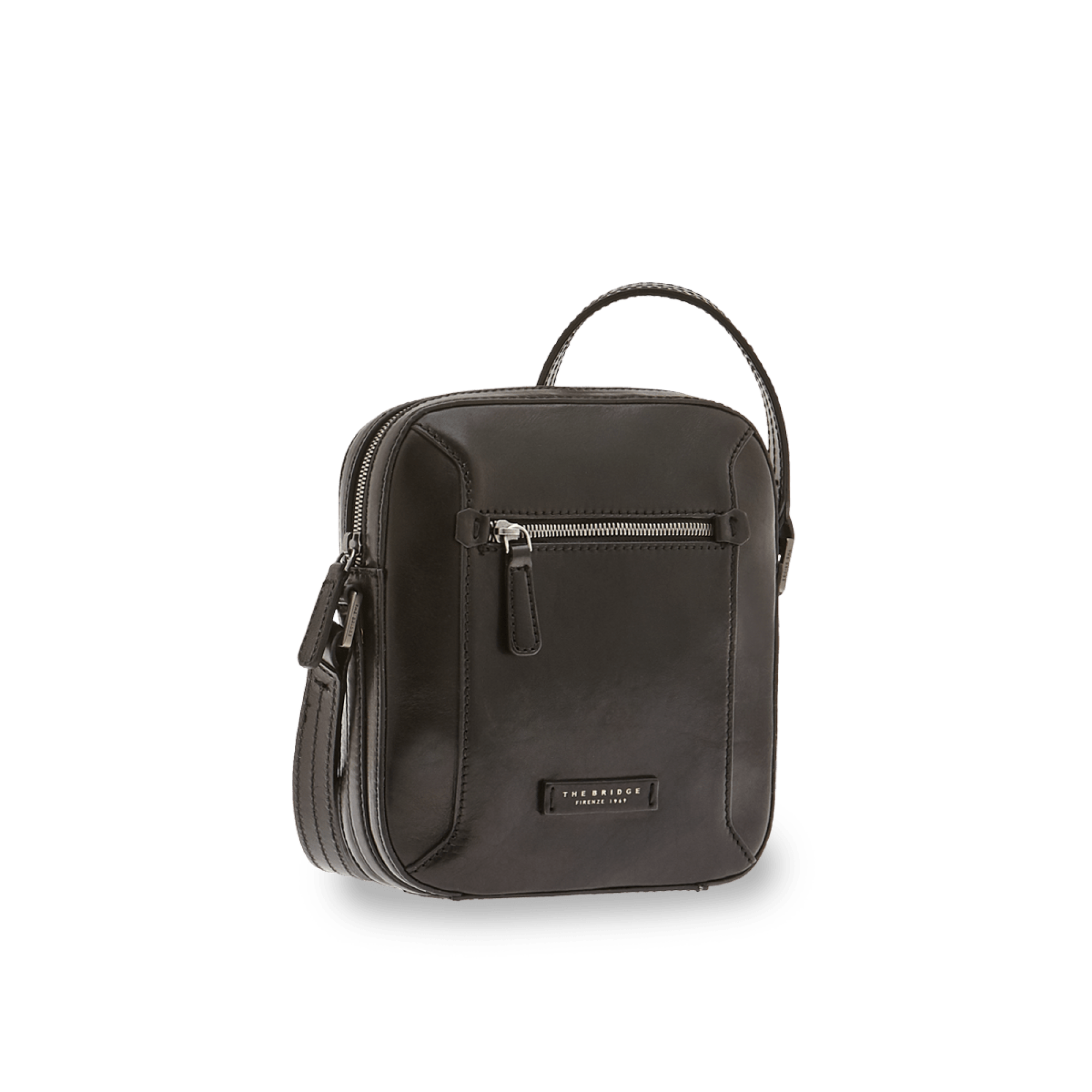 The Bridge Men's Shoulder Bag Nero/rutenio 05531901.7R