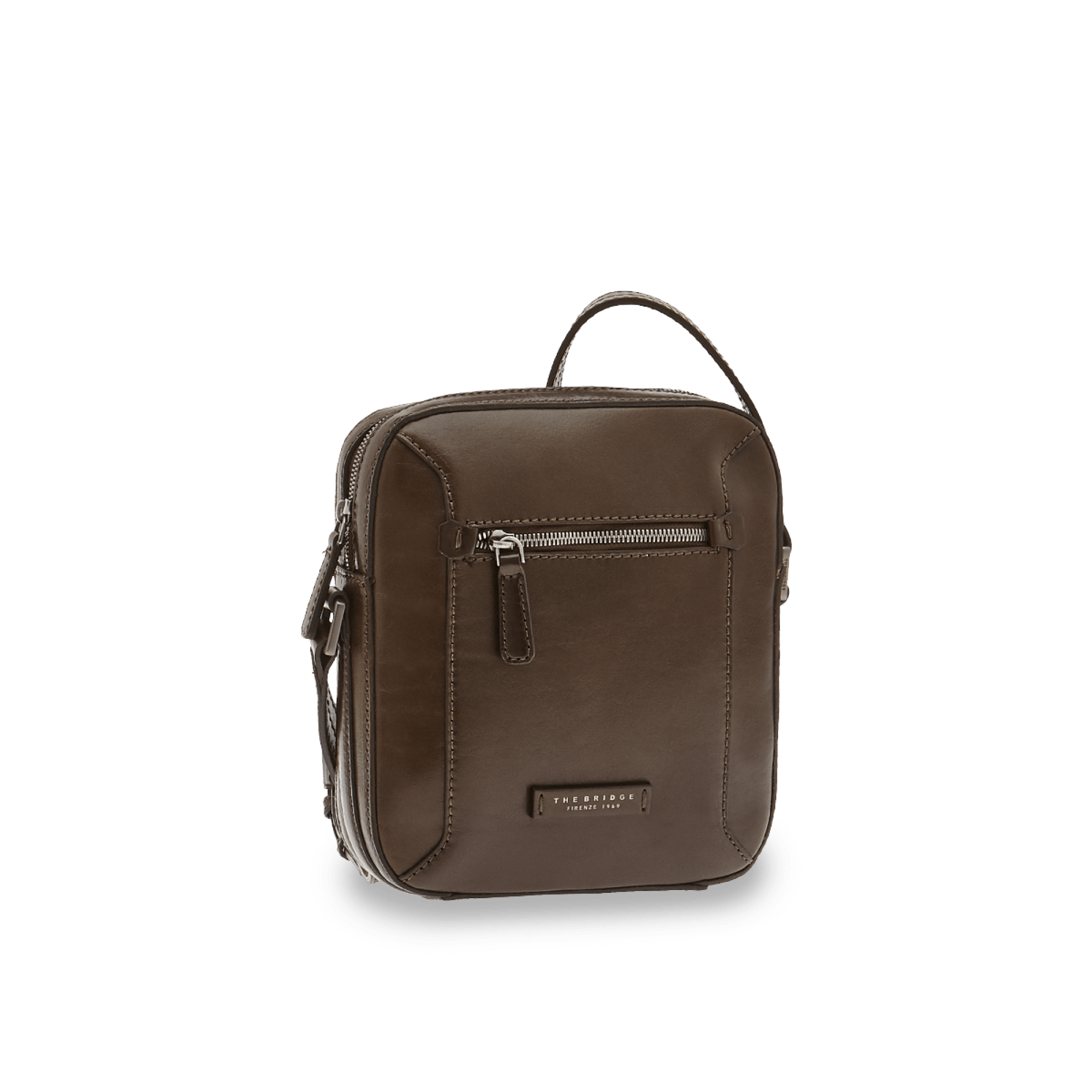 The Bridge Men's Shoulder Bag Verde Militare/rutenio Scuro 05531901.G3