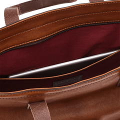 The Bridge Briefcase Gray Brown / Dark brown / Dark Ruthenium 0617484S