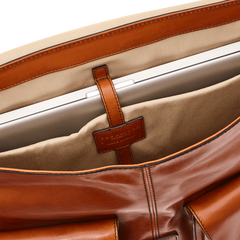 The Bridge Cartella Cognac/oro 0628298A