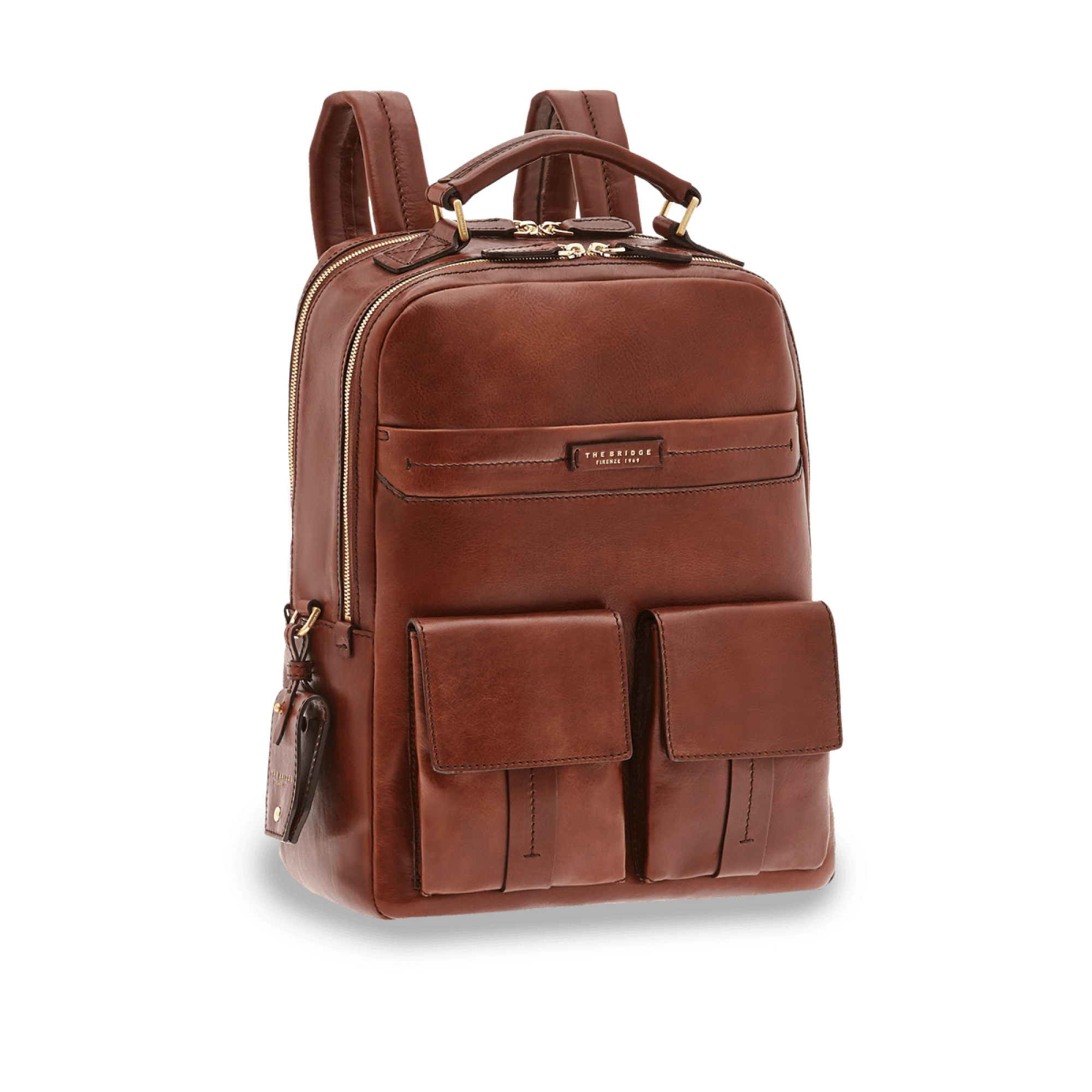The Bridge, backpack marrone/oro 0641106O.14