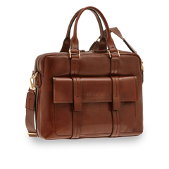The Bridge Briefcase Marrone/oro 06422901.14 the bridge borsa 2 manici e tracolla