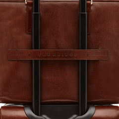 The Bridge Briefcase Marrone/oro 06422901.14 the bridge borsa 2 manici e tracolla