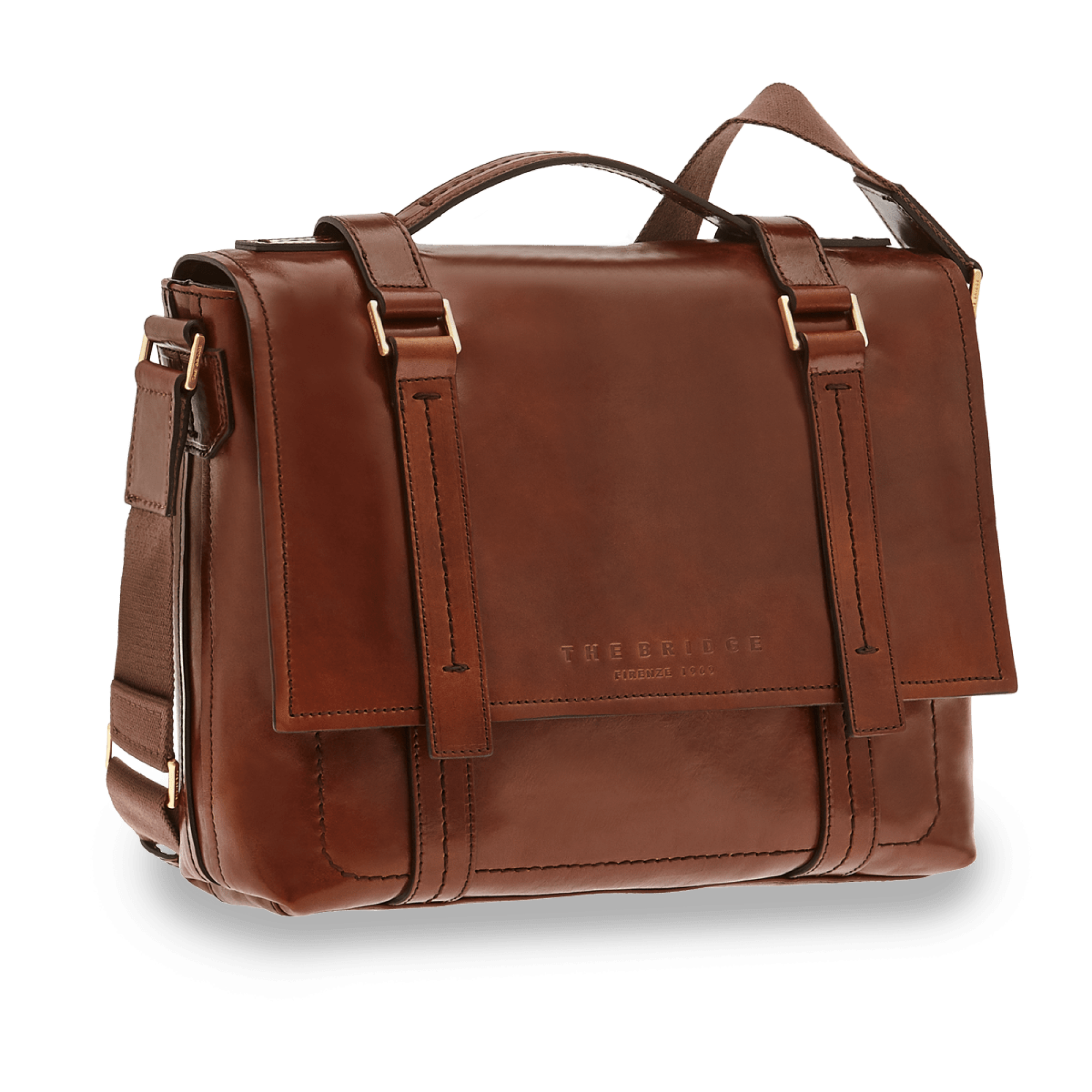 The Bridge Briefcase Marrone/oro 06423901.14