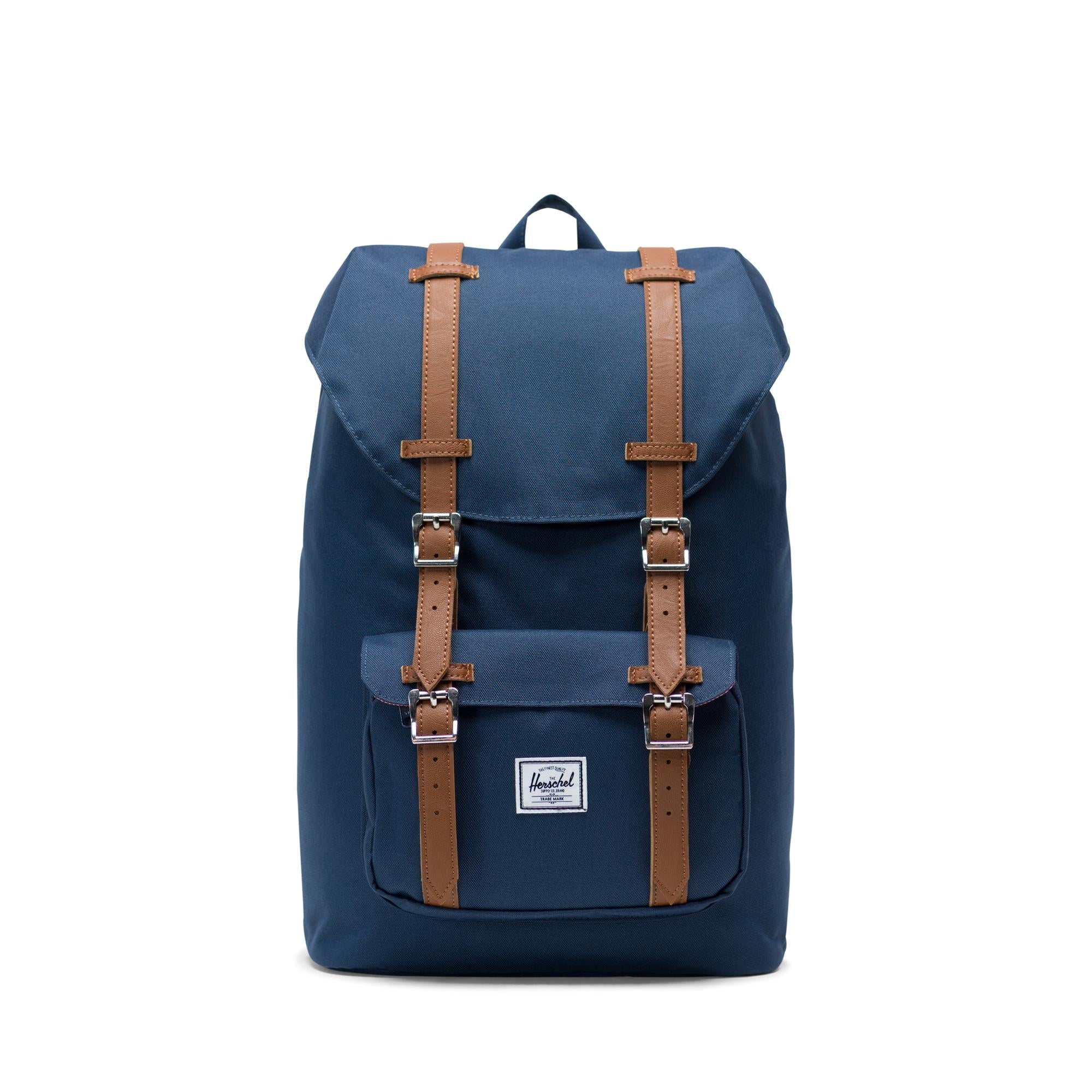 Herschel Herschel Little America Mid-Volume Navy/tan Synthetic Leather 66419058700007
