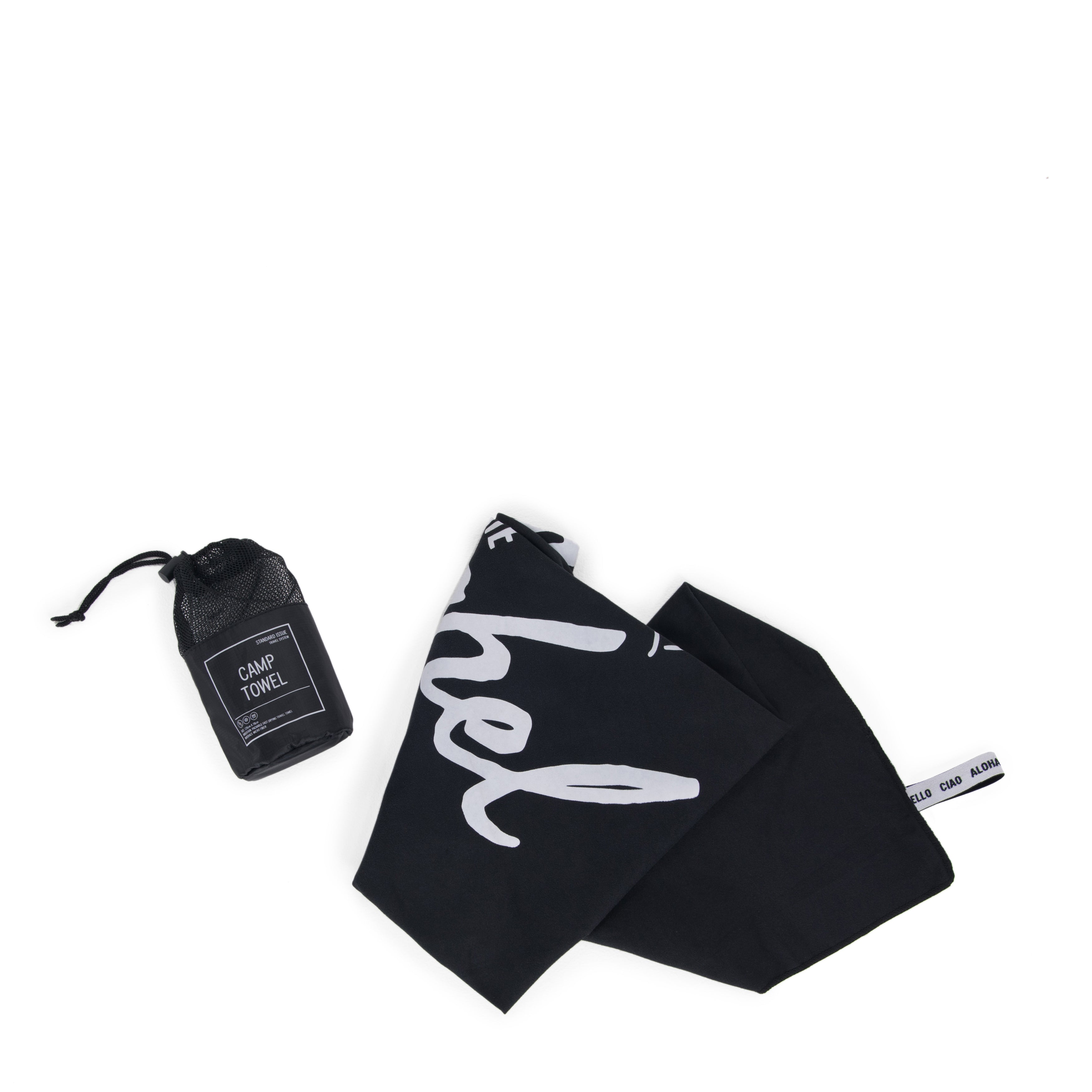 Herschel Camp Towel Black 10540-00001-OS 66419TR24800001