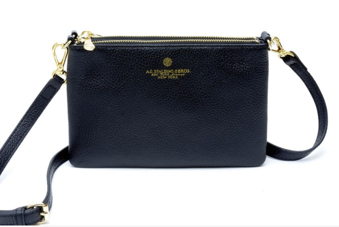 Borsa doppia a tracolla Spalding&Bros Tiffany Blu 173777U706