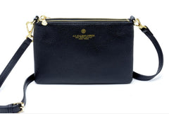 Borsa doppia a tracolla Spalding&Bros Tiffany Blu 173777U706