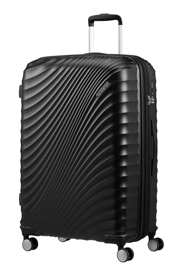 American Tourister jetglam Trolley (4 Ruote) 77Cm Metallic Black big 122818-2368 71G19003