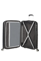 American Tourister jetglam Trolley (4 Ruote) 77Cm Metallic Black big 122818-2368 71G19003