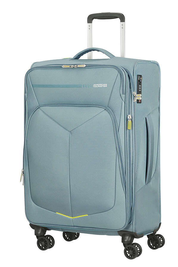 American Tourister, trolley espandibile (4 ruote) 67cm metal grey 124890-1540 78G08004