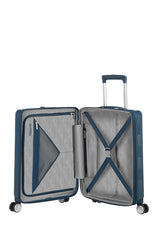 American Tourister Flylife Trolley (4 Ruote) 55Cm Petrol Blue 125238-1686 81G11001