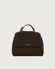 Borsa Sveva Nabucco Small a mano in pelle nabuk con tracolla