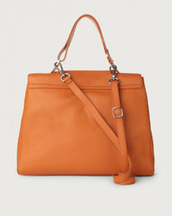 Orciani BT1979SOF-NES Borsa A Spalla Grande Sveva Soft In Pelle Con Tracolla Nespola