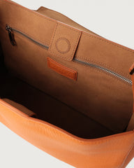 Orciani BT1979SOF-NES Borsa A Spalla Grande Sveva Soft In Pelle Con Tracolla Nespola