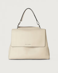 Orciani BT2006MDL-LAT Borsa Sveva Media Madlen In Pelle Con Tracolla Latte