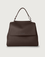 Borsa Sveva Soft Midi a spalla in pelle con tracolla
