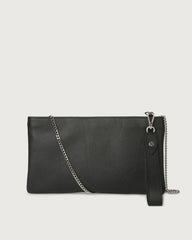 Orciani Pochette Micron In Pelle Con Polsiera Nero SD0166MIC-NER