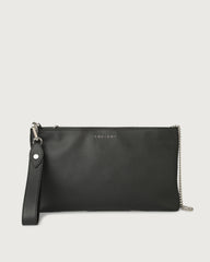 Orciani Pochette Micron In Pelle Con Polsiera Nero SD0166MIC-NER