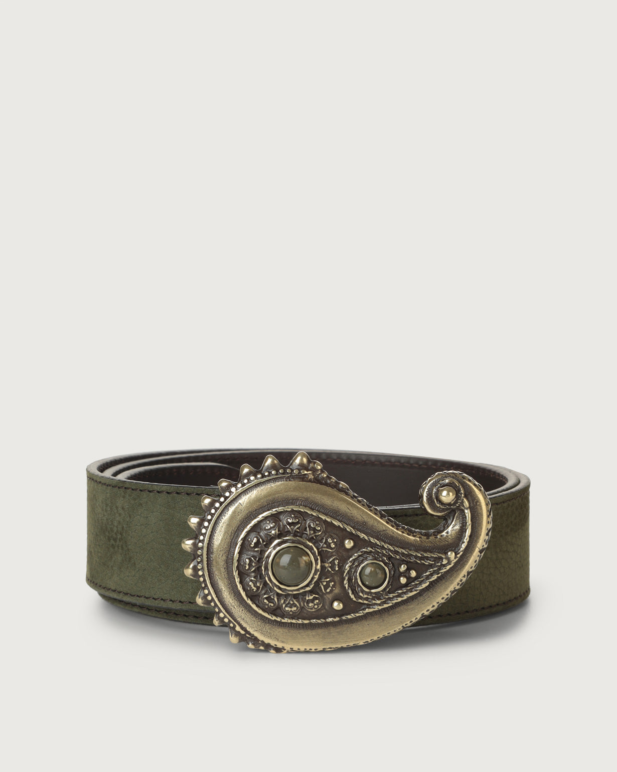 ORCIANI D10196NAB-OLI80 - CINTURA NABUCCO D10196 OLIVA