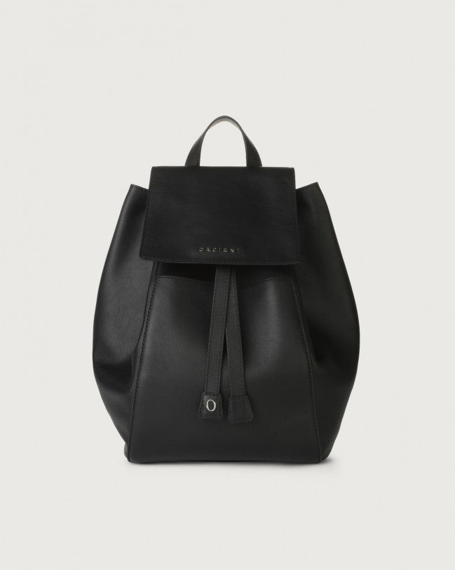 Orciani B02144MDL-NER Zaino Boxy Madlen In Pelle Nero