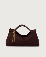 Borsa Virgo Nabucco Midi a mano in pelle nabuk
