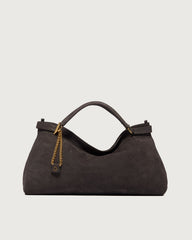 Borsa Virgo Nabucco Midi a mano in pelle nabuk