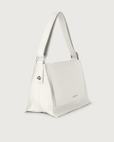 Borsa A Mano Orciani Frame Soft Mini In Pelle Con Tracolla Blu Navy B02110SOF-NVY