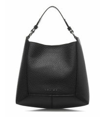 Borsa A Mano Orciani Frame Soft Mini In Pelle Con Tracolla Nera B02110SOF-NER