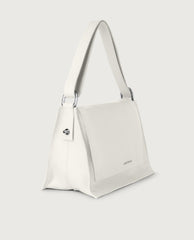 Borsa Orciani Pillow Soft A Spalla E Crossbody In Pelle Bianco B02113SOF-BIA