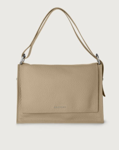Borsa Orciani Pillow Soft A Spalla E Crossbody In Pelle Conchiglia B02113SOF-CON