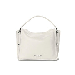 Borsa Orciani A Spalla Twenty Soft Media In Pelle Con Tracolla Bianco B02121SOF-BIA