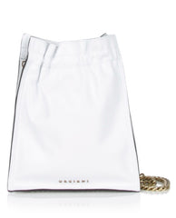 Mini Bag Orciani Petit Liberty In Pelle Con Tracolla Bianco SD0170LOT-BIA