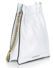 Mini Bag Orciani Petit Liberty In Pelle Con Tracolla Bianco SD0170LOT-BIA