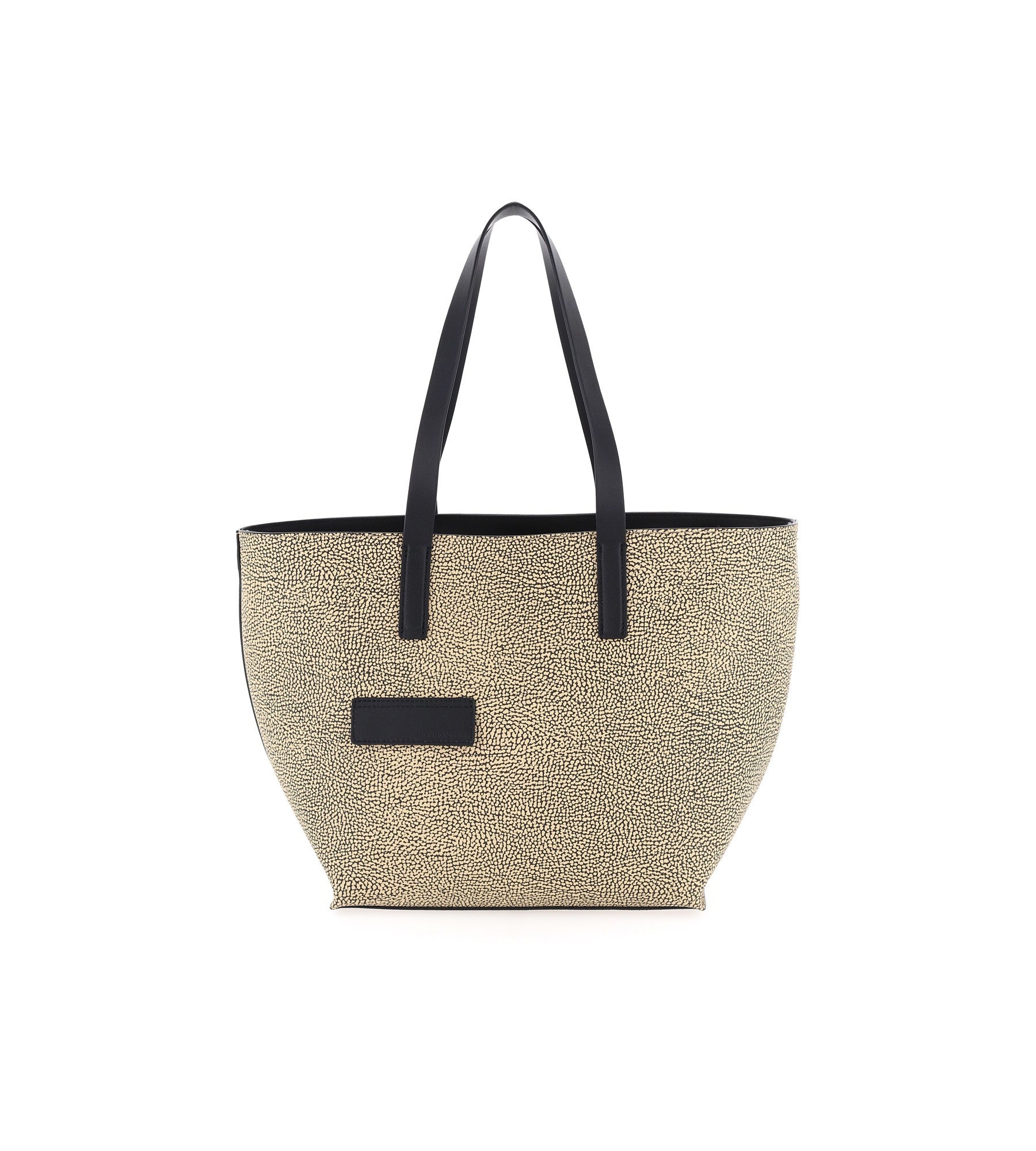 Borbonese Shopping Medium In Graffiti Special Op Naturale 904130H80F15 borbonese borsa donna