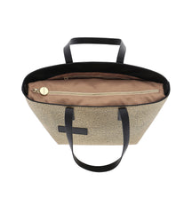 Borbonese Shopping Medium In Graffiti Special Op Naturale 904130H80F15 borbonese borsa donna