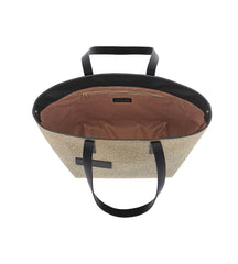 Borbonese Shopping Medium In Graffiti Special Op Naturale 904130H80F15 borbonese borsa donna