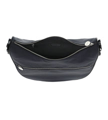 Borbonese Luna Bag Medium In Jet Op Nero/nero 933392296150 borbonese borsa donna