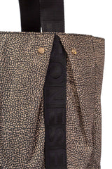 BORBONESE 924164AH1X11 - Shopper donna con nastratura logo