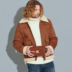 The Bridge 05342201.14 - Borsa Tracolla Marrone/Oro