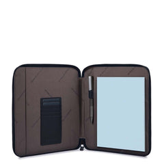 Piquadro Portadocumenti Sottile Formato A5 Con Porta Penne Blu Notte AC3749P16