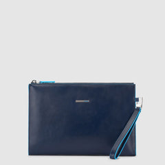 Piquadro AC5099B2/BLU2 Pochette Uomo Sottile Porta Ipad®Mini Blu Notte